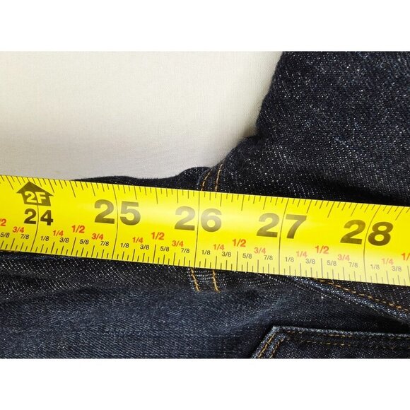 Frame Size 27X26 Womens Blue Le Crop Mini Boot Blue Denim Embroidered Logo Jeans - Picture 8 of 14